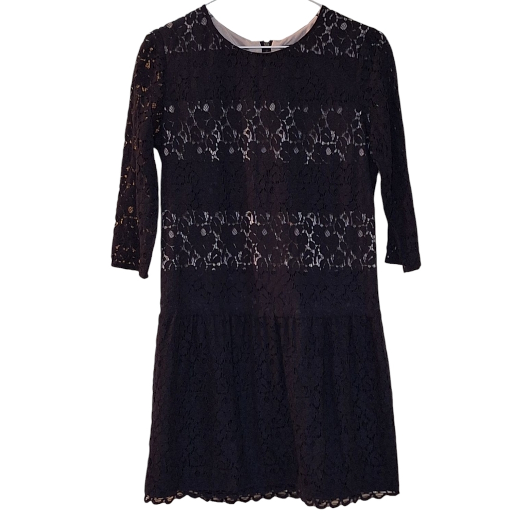 Chic Black Lace Dress